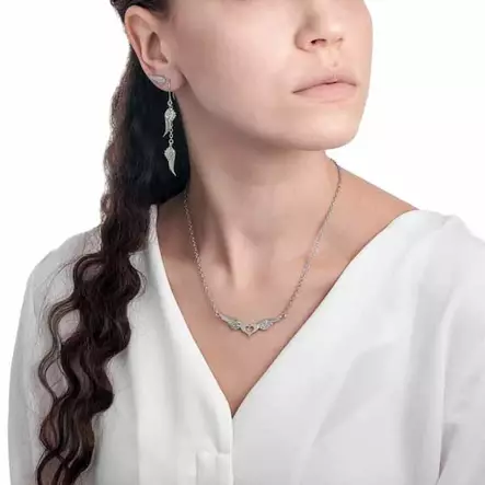 Lumoava Rakkain korvakorut 550800000 - Hopeakorut - 550800000 - 2