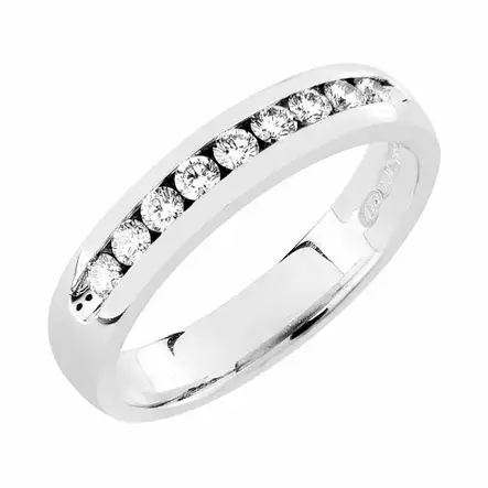 Sandberg M-57w Kassiopeia 0,33ct 14K - Rivitimanttisormukset - M-57w-14K-150 - 1