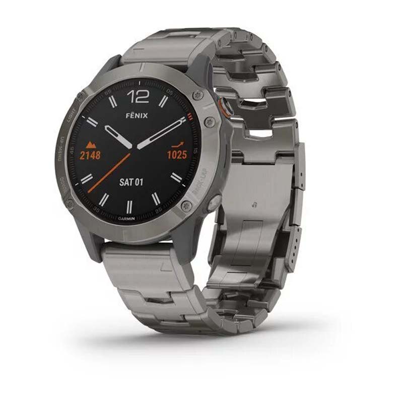 Garmin Fenix 6 Sapphire Titanium 010-02158-23 - Kulta-Aika Verkkokauppa