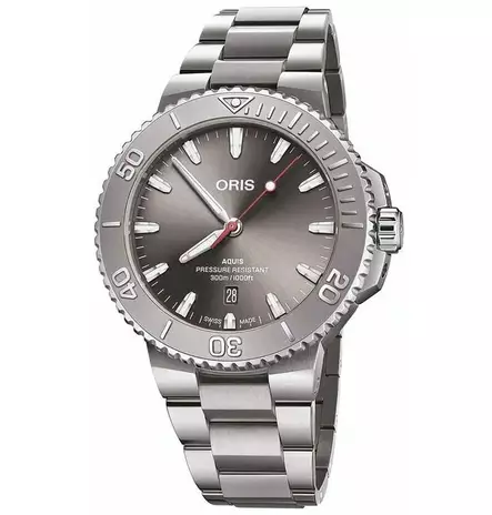 Oris Aquis Date Relief 01 733 7789 4153-07 8 23 04PEB - Oris miesten rannekellot - 7612611039824 - 1