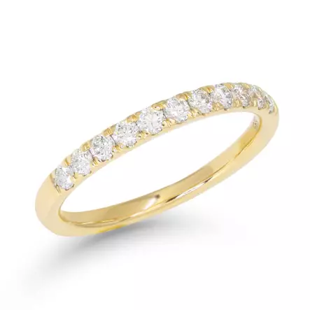 Beat of Love Artemis laboratoriotimanttisormus 0,33 ct keltakulta - Rivitimanttisormukset - R-4215LD-155 - 1