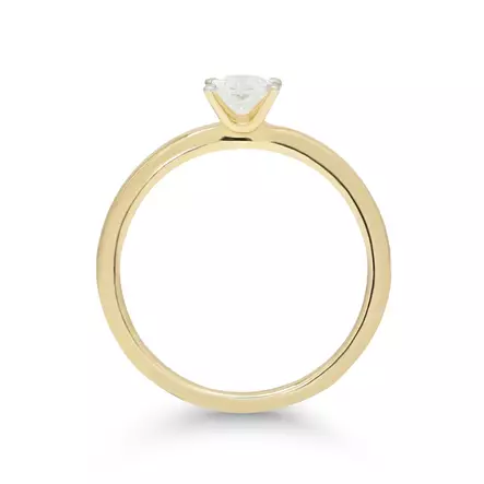 Beat of Love Aurora laboratoriotimanttisormus 0,50 ct keltakulta - Laboratoriotimanttisormukset - R-1231-050LD-155 - 2