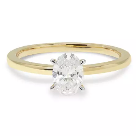 Beat of Love Aurora laboratoriotimanttisormus 0,50 ct keltakulta - Laboratoriotimanttisormukset - R-1231-050LD-155 - 1