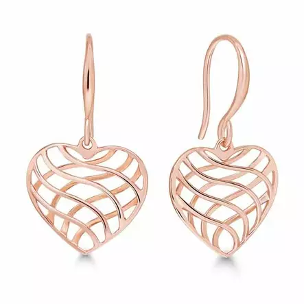 Ruusukullatut hopeakorvakorut BOL-E1008RG - Hopeakorut - BOL-E1008RG - 1